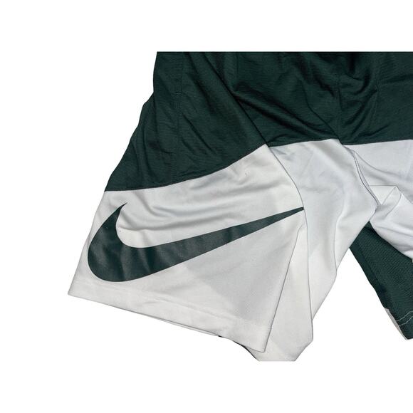 Nike Dri-FIT Michigan State Spartans Elite Basketball Shorts Green White Men’s M - Picture 7 of 7
